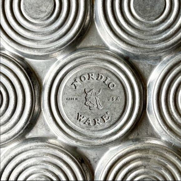 Nordic Ware•Retired•Smiley Face Pancake Pan•Makes 3” Pancakes in Batches of 7!🌼 - Picture 8 of 13